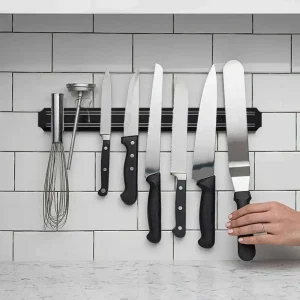 Base imantada para utensilios organizador magnetico 50 cm cuchillos herramientas de acero