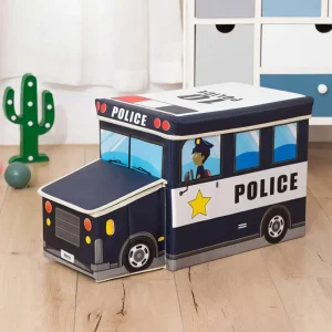 Caja organizadora plegable para niños Puff Plegable Organizador de Juguetes