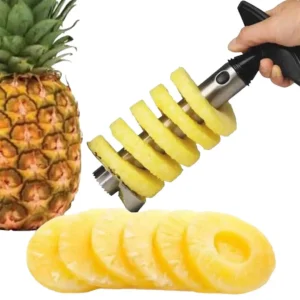 Cortador-rebanador-piña-espiral