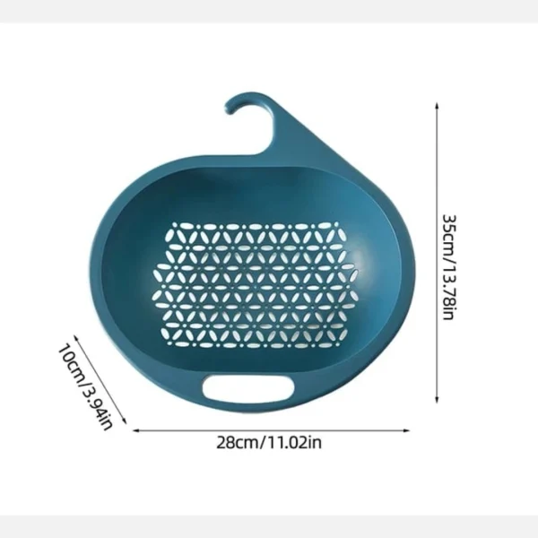 Escurridor colador cesta frutas y verduras Grande 4 Escurridor-colador-cesta-verdura-fruta turquesa