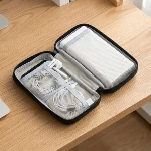 Estuche Organizador de Cables y Cargador Portatil