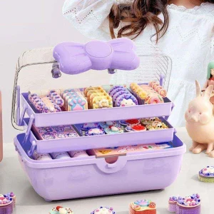 Neceser Lacito Caja de almacenamiento de accesorios para el cabello
