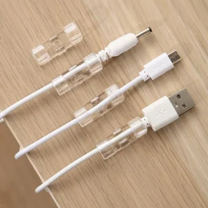 Organizador de cables Blíster con 16 unidades autoadhesivo