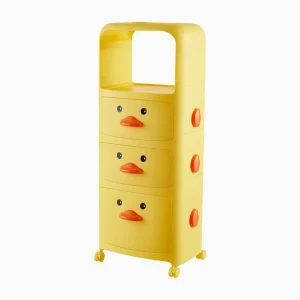Organizador multifuncional modelo Pato con Cajones y ruedas 4 Niveles