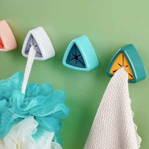 Pack de 4 soportes para trapos y toallas autoadhesivo ganchos de montaje en pared para cocina