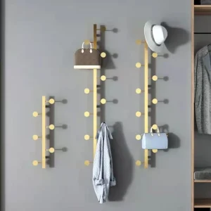 Perchero Minimalista Montado En La Pared Gancho De Metal Moderno