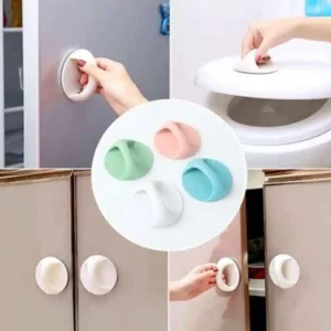 Set de 4 manijas adhesivas Manija de puerta sin costuras sin perforaciones