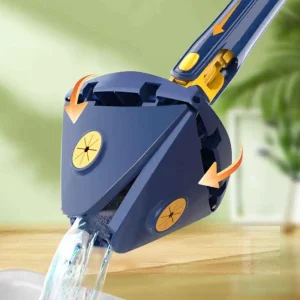 Trapeador Escurridor multifuncional con almohadilla de limpieza rotación 360