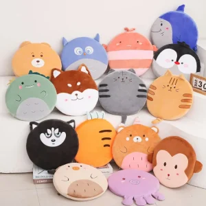 cojines de espuma con memoria de animales de dibujos