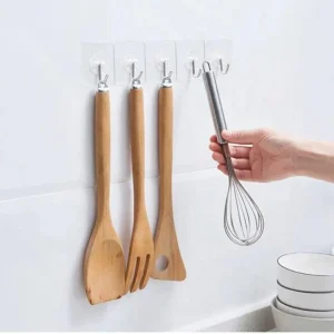 set de 10 Colgador gancho adhesivo modelo flor