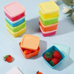 set de 8 mini taper con tapa libre de bpa